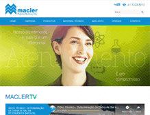 Tablet Screenshot of macler.com.br